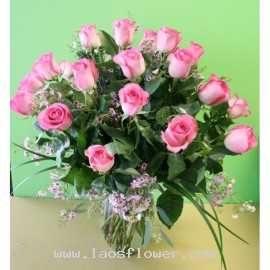 23 Pink Roses